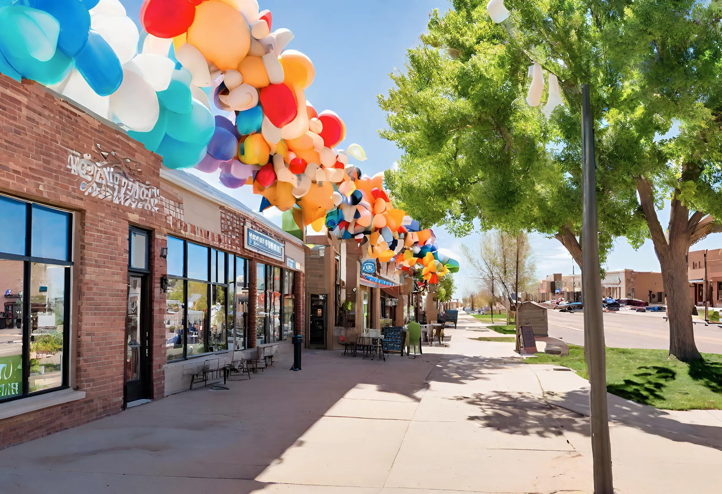 Small Businesses on Main Street in Colorado